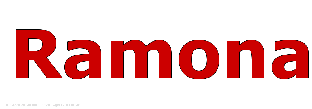 Felicitari cu numele tau - Poza cu numele Ramona - Rosu