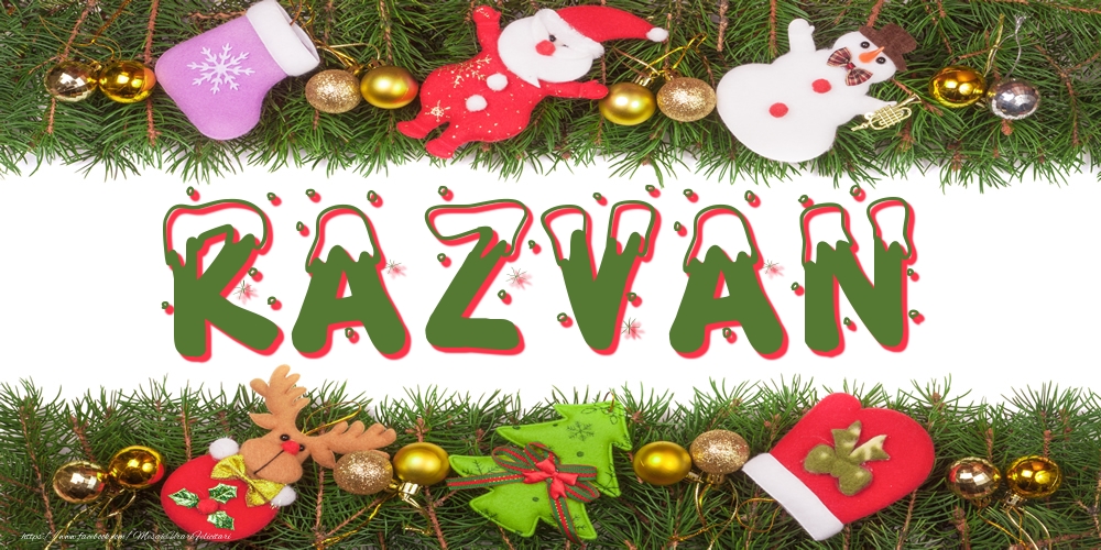 Felicitari cu numele tau - Poza cu numele Razvan de Craciun