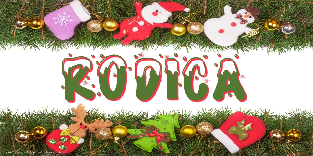 Felicitari cu numele tau - Poza cu numele Rodica de Craciun