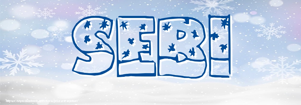 Felicitari cu numele tau - Imagine cu numele Sebi - Iarna