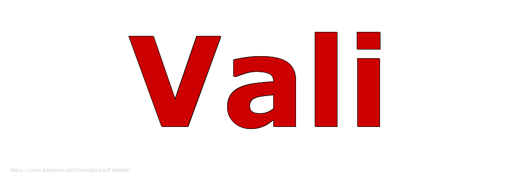 Felicitari cu numele tau - Poza cu numele Vali - Rosu