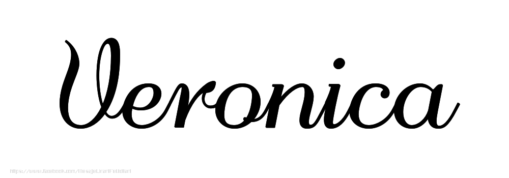 Felicitari cu numele tau - Imagine cu numele Veronica - Scris de mână