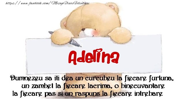 Felicitari de prietenie - Ursuleti | Mesaj pentru prieteni! Adelina
