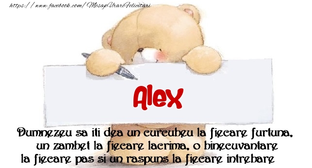 Felicitari de prietenie - Ursuleti | Mesaj pentru prieteni! Alex
