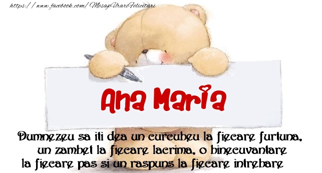 Felicitari de prietenie - Ursuleti | Mesaj pentru prieteni! Ana Maria
