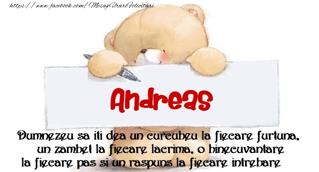 Felicitari de prietenie - Ursuleti | Mesaj pentru prieteni! Andreas