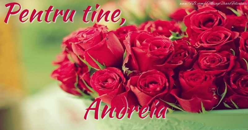 Felicitari de prietenie - Trandafiri | Pentru tine, Andreia
