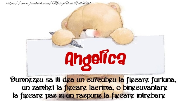 Felicitari de prietenie - Ursuleti | Mesaj pentru prieteni! Angelica