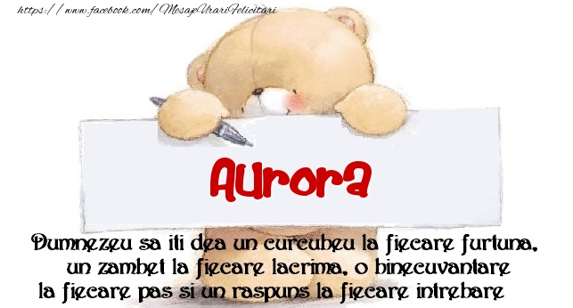 Felicitari de prietenie - Ursuleti | Mesaj pentru prieteni! Aurora