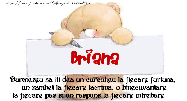Felicitari de prietenie - Mesaj pentru prieteni! Briana