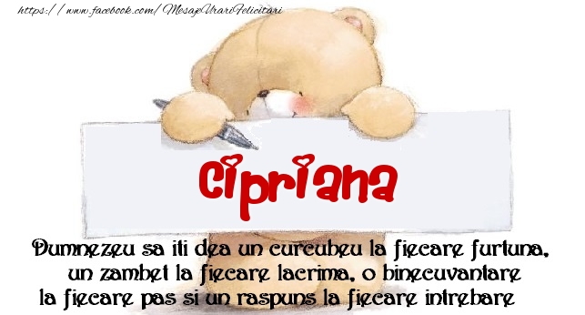 Felicitari de prietenie - Ursuleti | Mesaj pentru prieteni! Cipriana