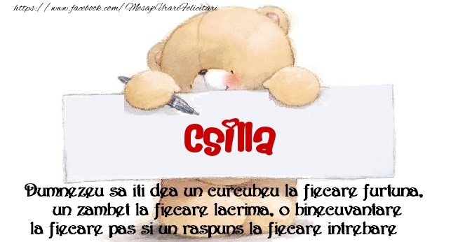 Felicitari de prietenie - Mesaj pentru prieteni! Csilla