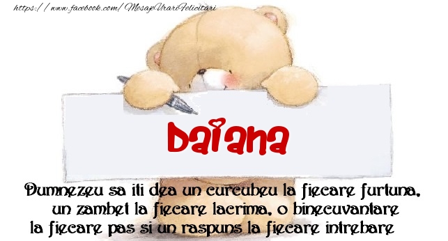 Felicitari de prietenie - Ursuleti | Mesaj pentru prieteni! Daiana