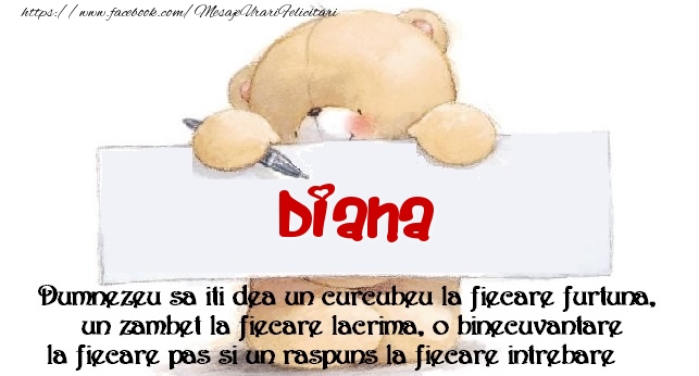Felicitari de prietenie - Ursuleti | Mesaj pentru prieteni! Diana