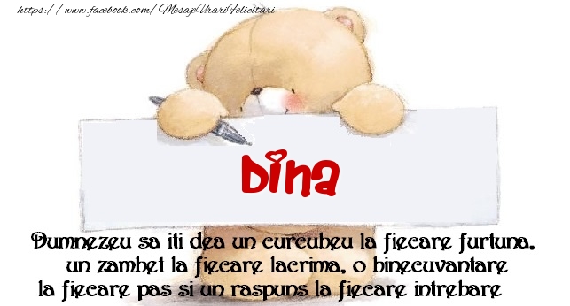 Felicitari de prietenie - Mesaj pentru prieteni! Dina