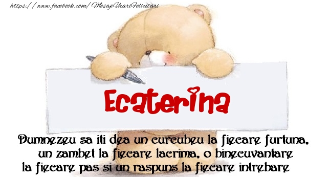 Felicitari de prietenie - Mesaj pentru prieteni! Ecaterina