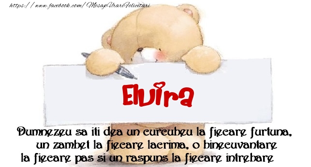 Felicitari de prietenie - Ursuleti | Mesaj pentru prieteni! Elvira