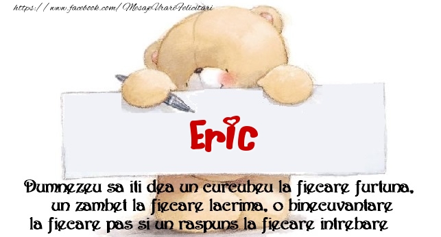 Felicitari de prietenie - Ursuleti | Mesaj pentru prieteni! Eric