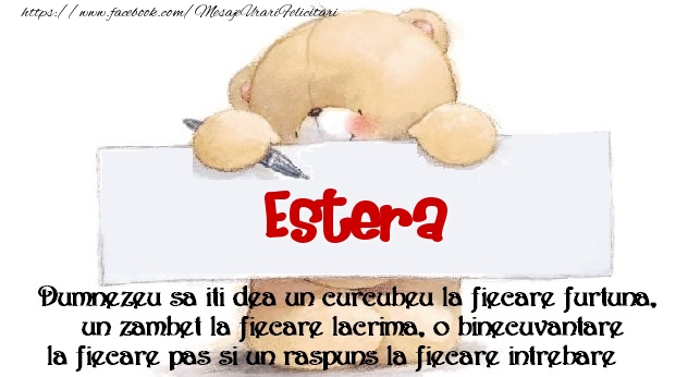 Felicitari de prietenie - Mesaj pentru prieteni! Estera