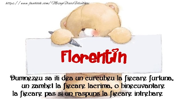 Felicitari de prietenie - Ursuleti | Mesaj pentru prieteni! Florentin