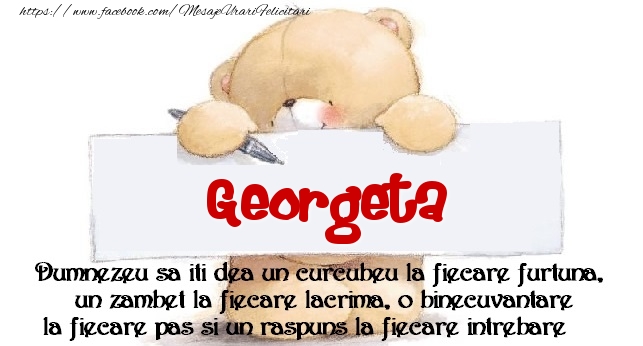 Felicitari de prietenie - Mesaj pentru prieteni! Georgeta