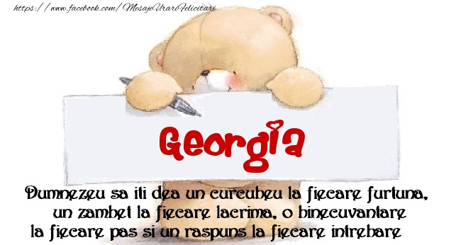 Felicitari de prietenie - Mesaj pentru prieteni! Georgia