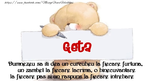 Felicitari de prietenie - Ursuleti | Mesaj pentru prieteni! Geta