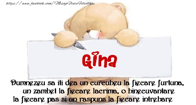 Felicitari de prietenie - Ursuleti | Mesaj pentru prieteni! Gina