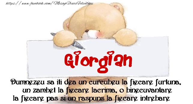 Felicitari de prietenie - Mesaj pentru prieteni! Giorgian