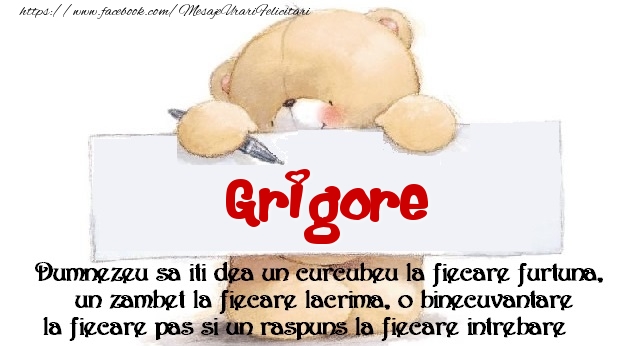 Felicitari de prietenie - Ursuleti | Mesaj pentru prieteni! Grigore