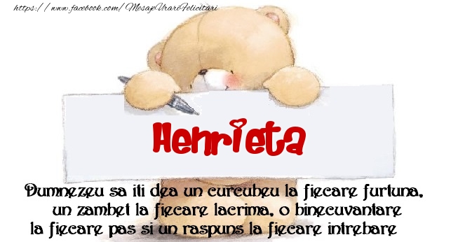 Felicitari de prietenie - Ursuleti | Mesaj pentru prieteni! Henrieta