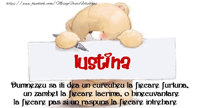 Felicitari de prietenie - Mesaj pentru prieteni! Iustina