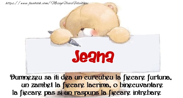 Felicitari de prietenie - Ursuleti | Mesaj pentru prieteni! Jeana