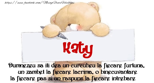 Felicitari de prietenie - Ursuleti | Mesaj pentru prieteni! Katy