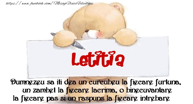 Felicitari de prietenie - Mesaj pentru prieteni! Letitia