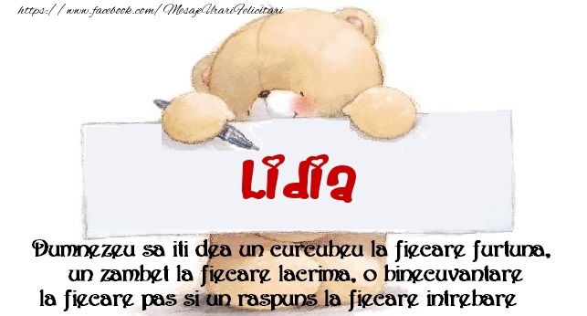 Felicitari de prietenie - Ursuleti | Mesaj pentru prieteni! Lidia