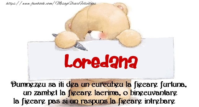 Felicitari de prietenie - Ursuleti | Mesaj pentru prieteni! Loredana