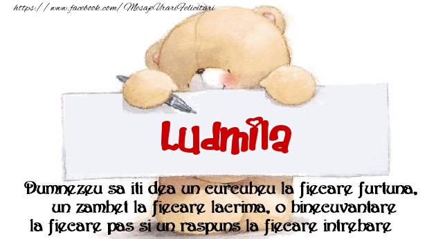 Felicitari de prietenie - Ursuleti | Mesaj pentru prieteni! Ludmila
