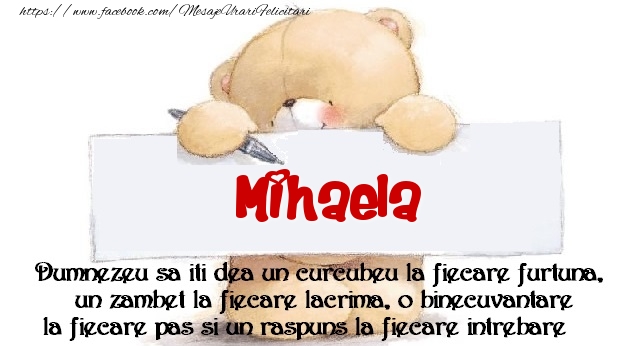 Felicitari de prietenie - Mesaj pentru prieteni! Mihaela