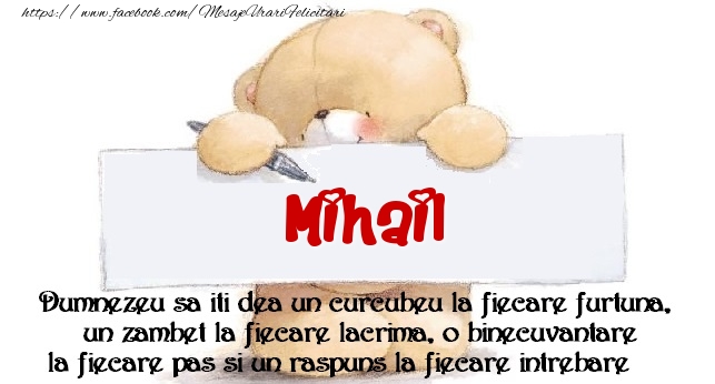 Felicitari de prietenie - Ursuleti | Mesaj pentru prieteni! Mihail