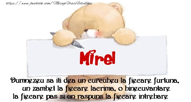 Felicitari de prietenie - Mesaj pentru prieteni! Mirel