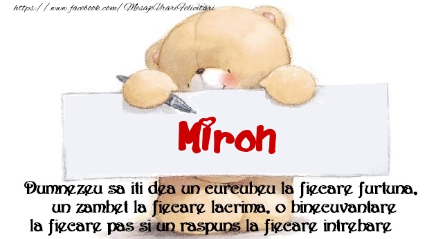 Felicitari de prietenie - Ursuleti | Mesaj pentru prieteni! Miron