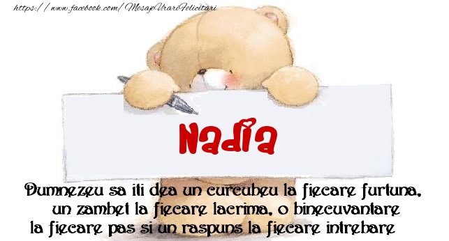 Felicitari de prietenie - Mesaj pentru prieteni! Nadia