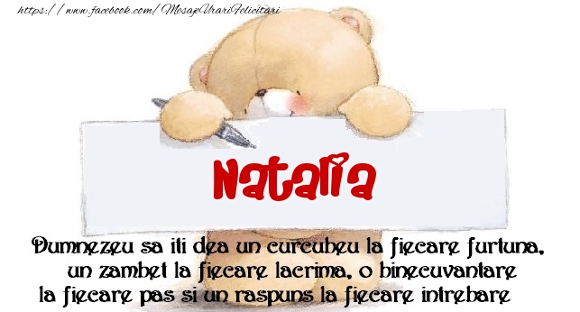 Felicitari de prietenie - Ursuleti | Mesaj pentru prieteni! Natalia