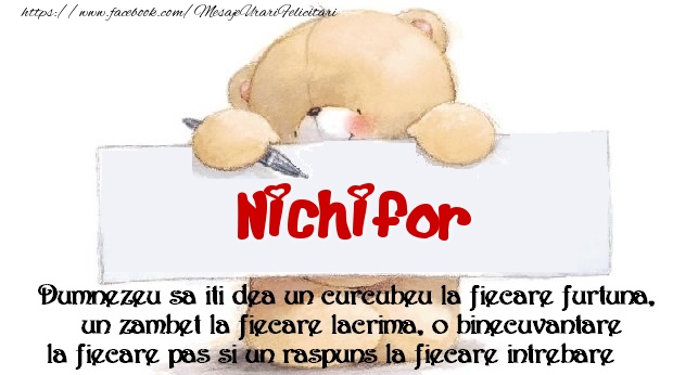 Felicitari de prietenie - Mesaj pentru prieteni! Nichifor