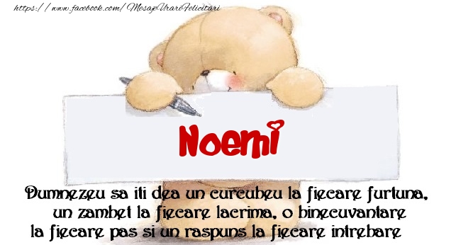 Felicitari de prietenie - Mesaj pentru prieteni! Noemi