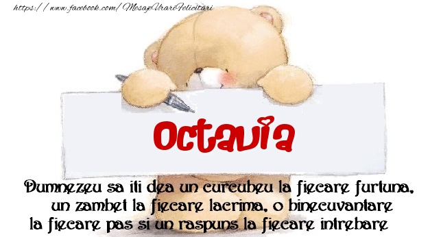 Felicitari de prietenie - Ursuleti | Mesaj pentru prieteni! Octavia