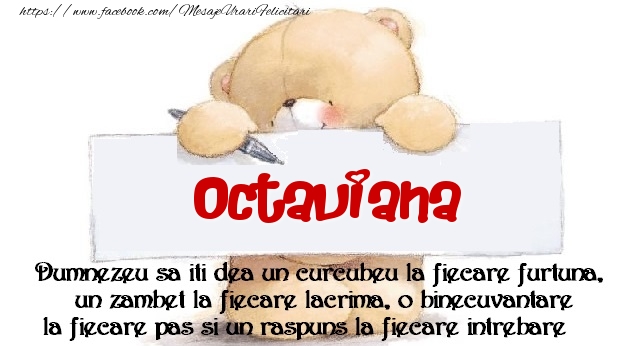 Felicitari de prietenie - Mesaj pentru prieteni! Octaviana
