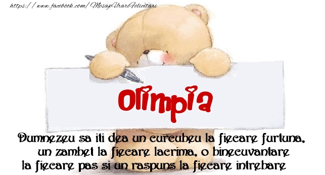 Felicitari de prietenie - Ursuleti | Mesaj pentru prieteni! Olimpia