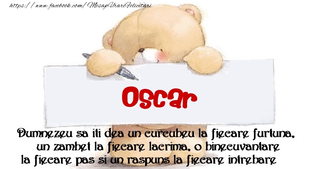 Felicitari de prietenie - Ursuleti | Mesaj pentru prieteni! Oscar